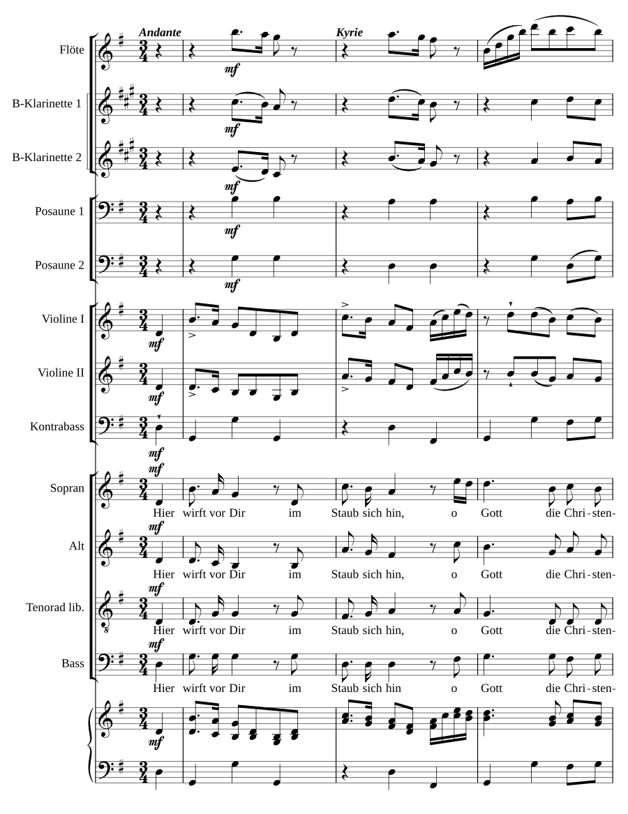 Deutsche Messe Op. 22