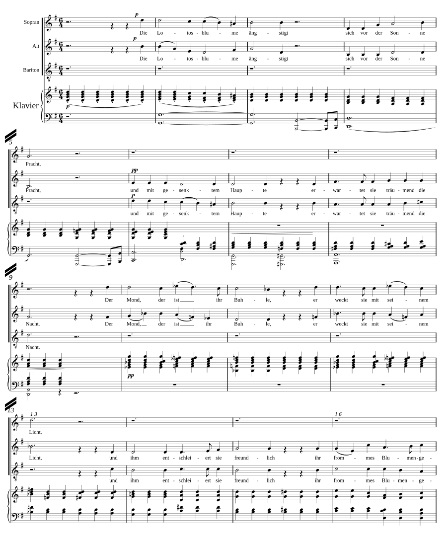 Die Lotosblume, Op. 25 No. 7