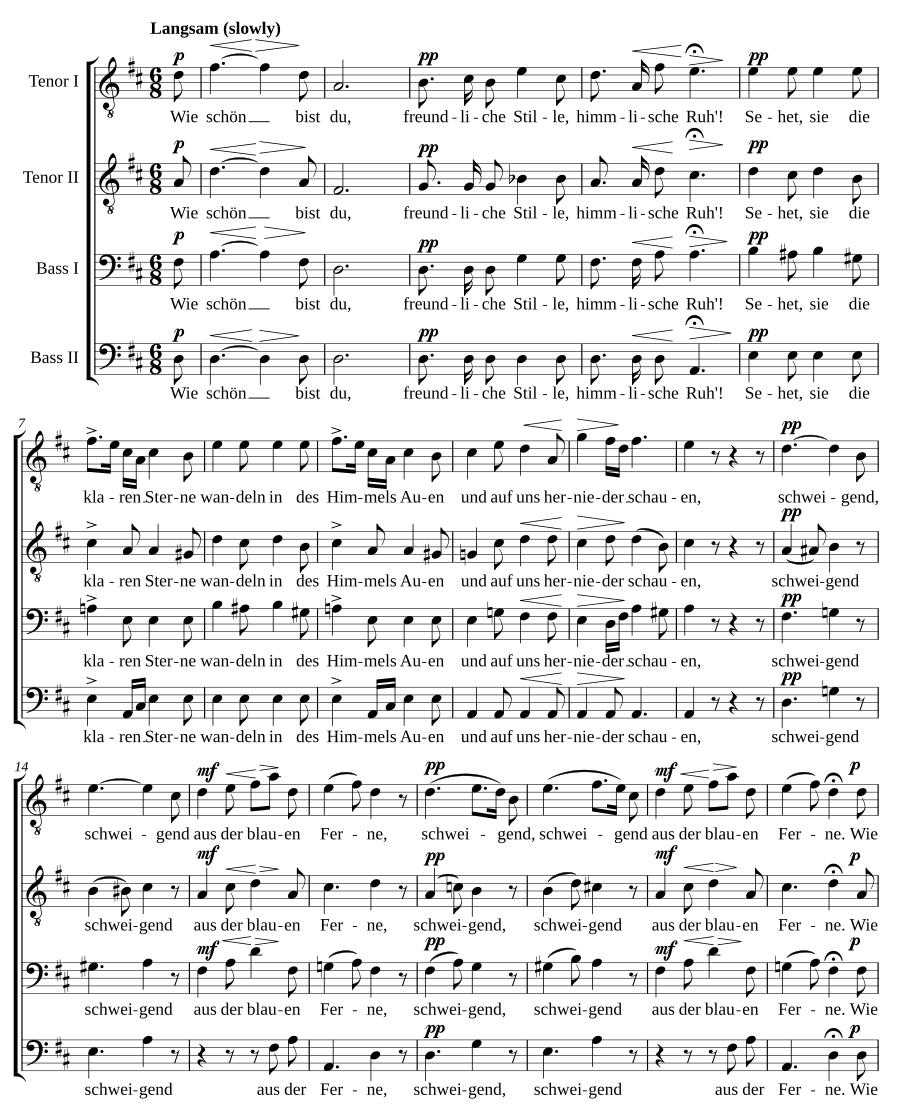 Die Nacht, Op. 17, No. 4