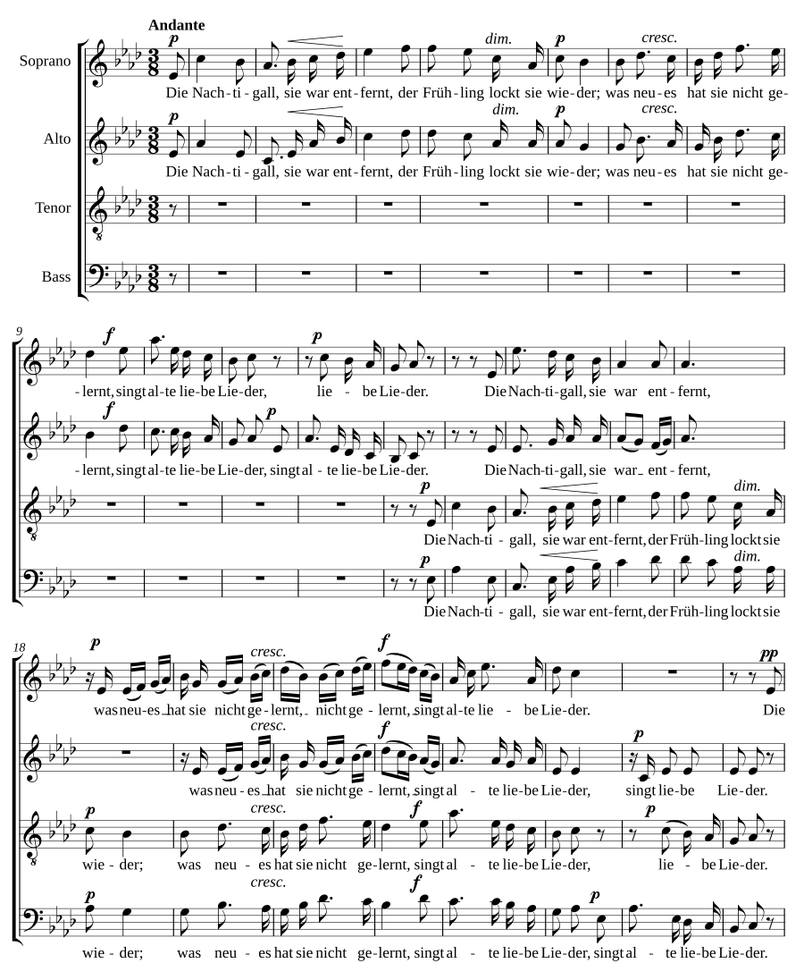 Die Nachtigall, Op. 59, No. 4