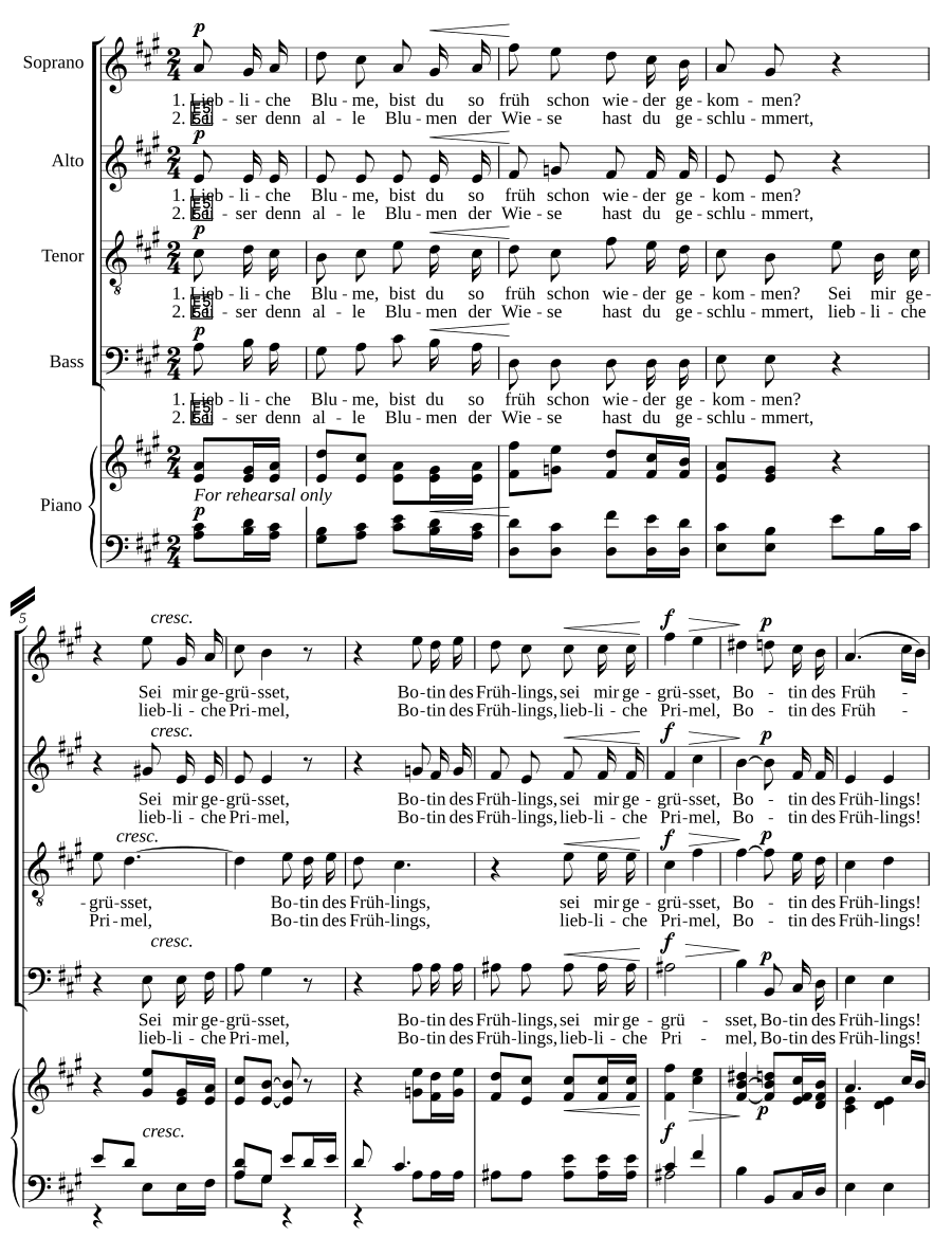 Die Primel, Op. 48, No. 2