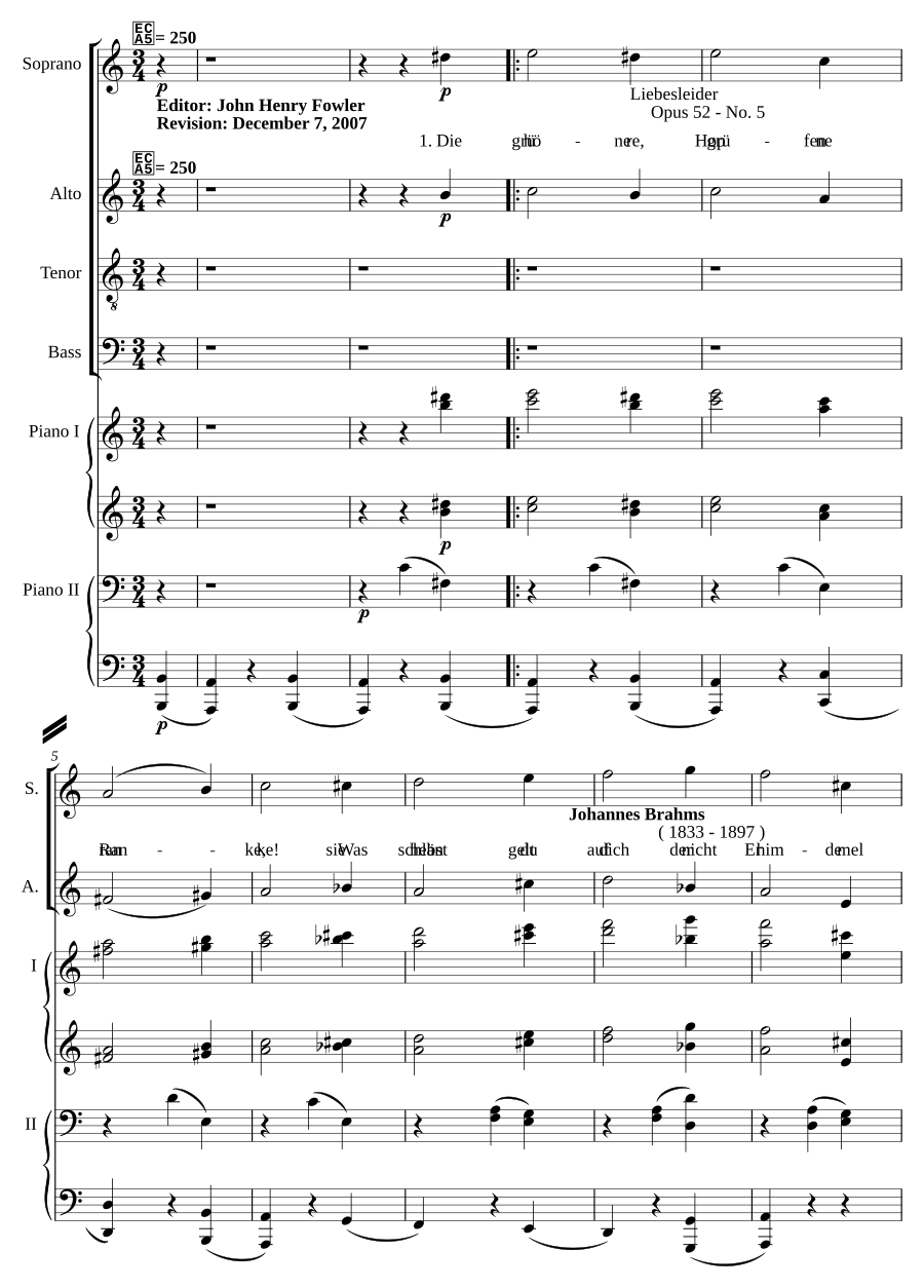 Die grüne Hopfenranke, Op. 52, No. 5