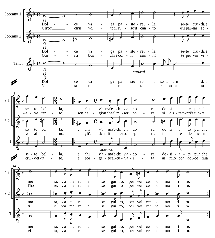 Dolce vaga pastorella