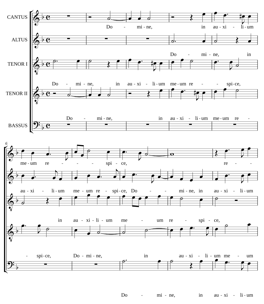 Domine, in auxilium