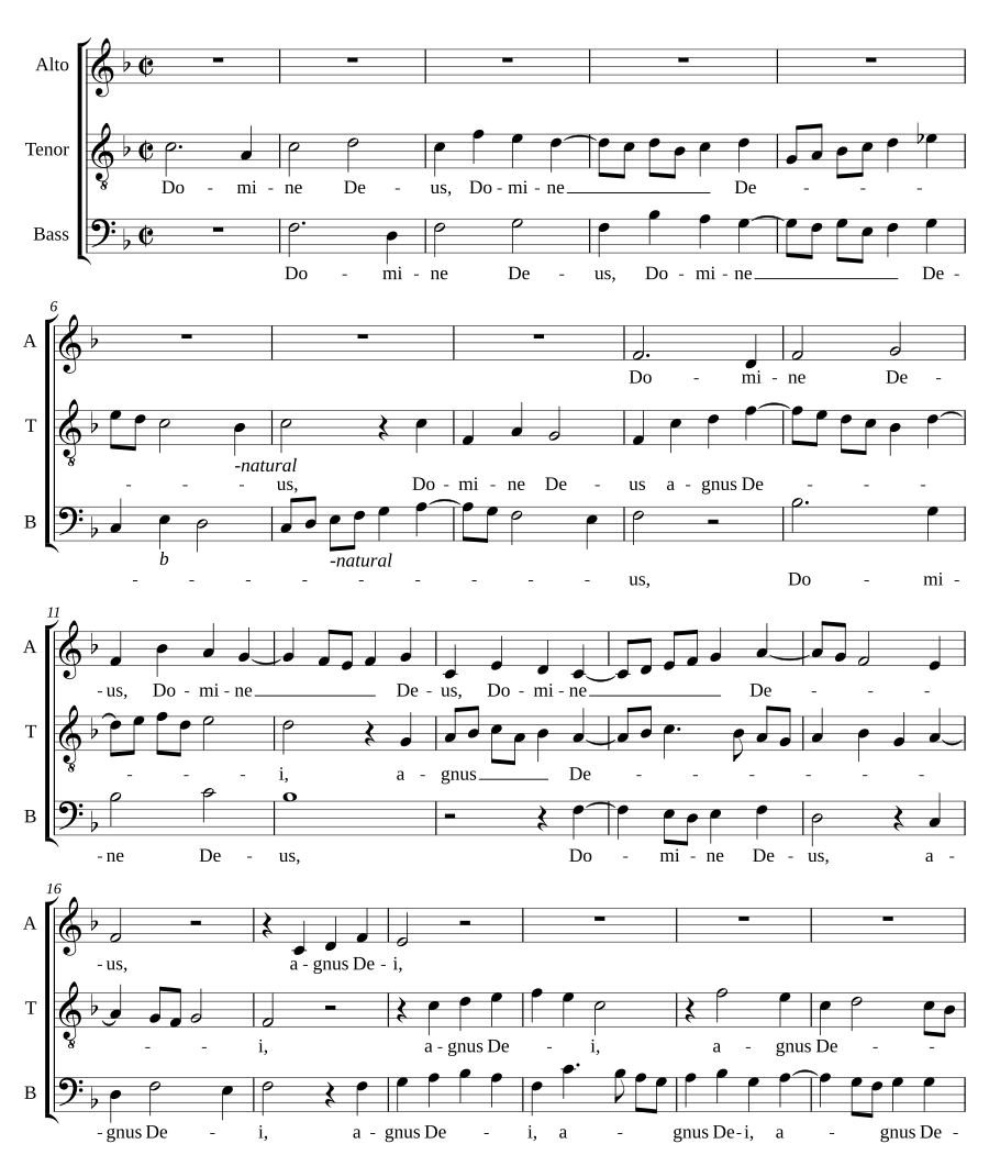 Domine Deus agnus Dei
