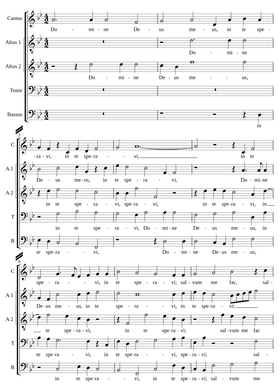 Domine Deus meus, in te speravi