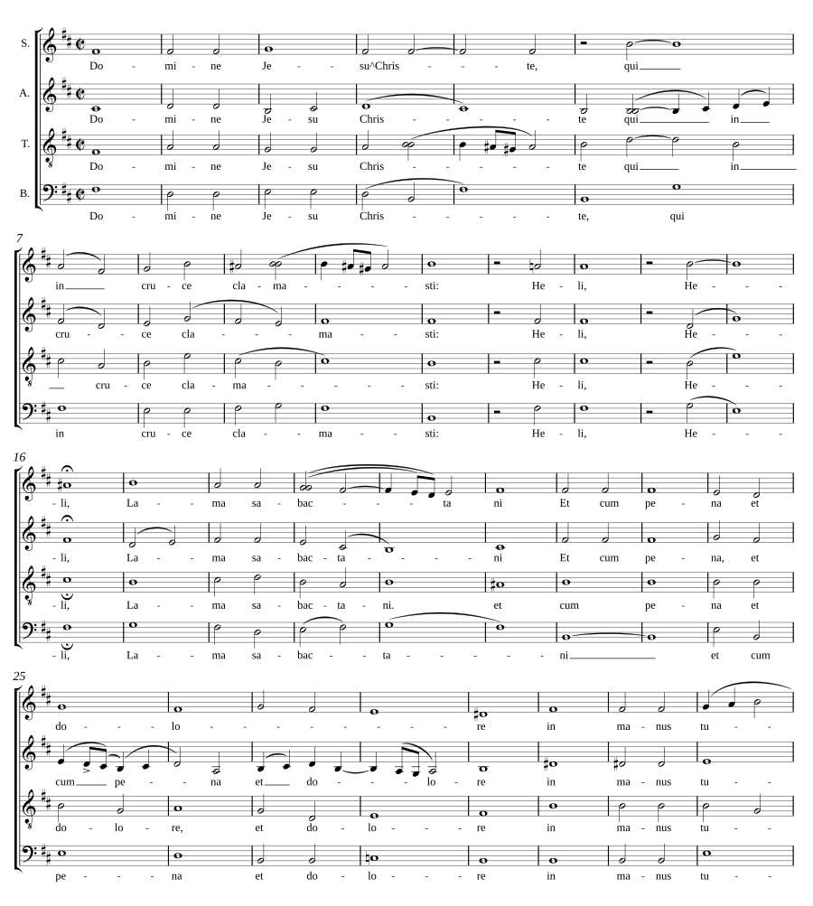Domine Jesu Christe, qui in cruce