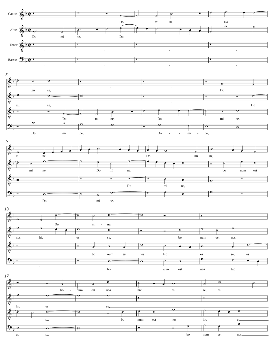 Domine bonum est