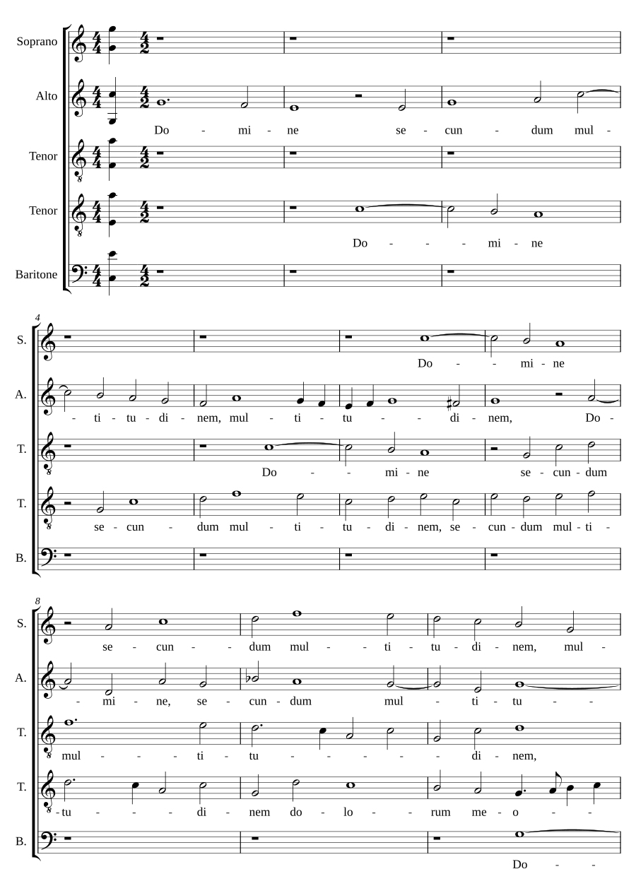 Domine secundum multitudinem