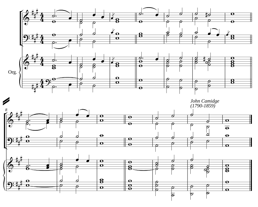 Double chant in A major III