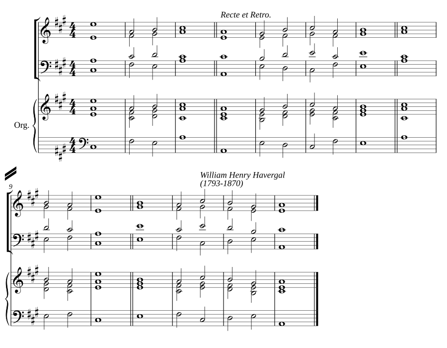 Double chant in A major III