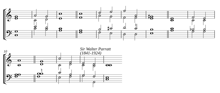 Double chant in C major