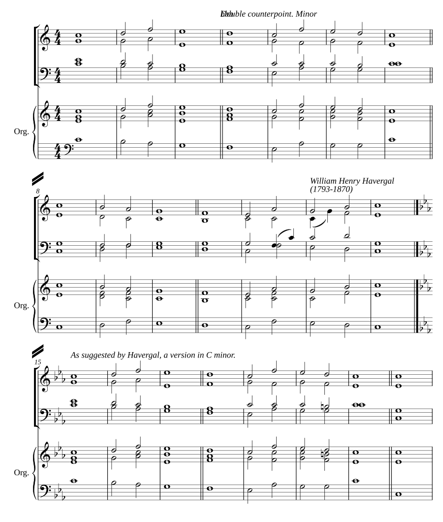 Double chant in C major II