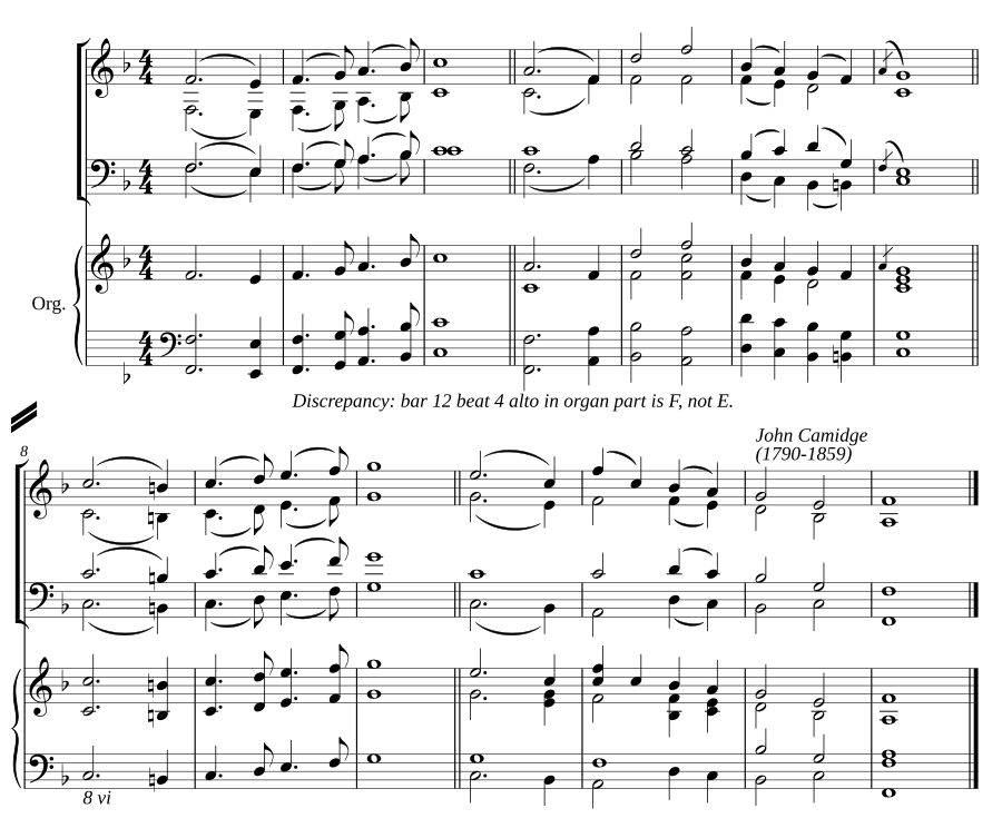 Double chant in F major III
