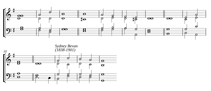 Double chant in G major