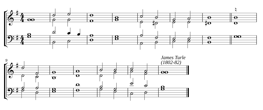 Double chant in G major III