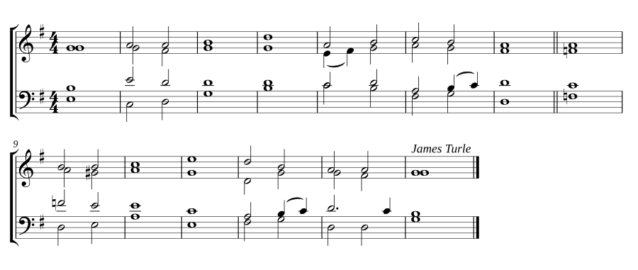 Double chant in G major II