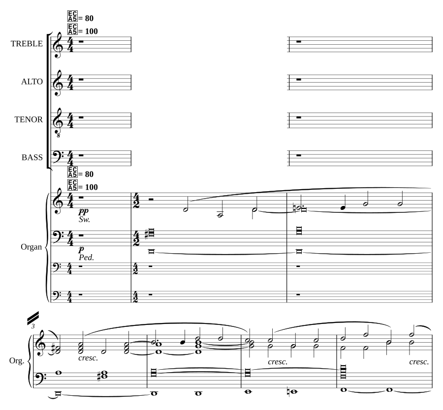 Magnificat and Nunc dimittis in B flat