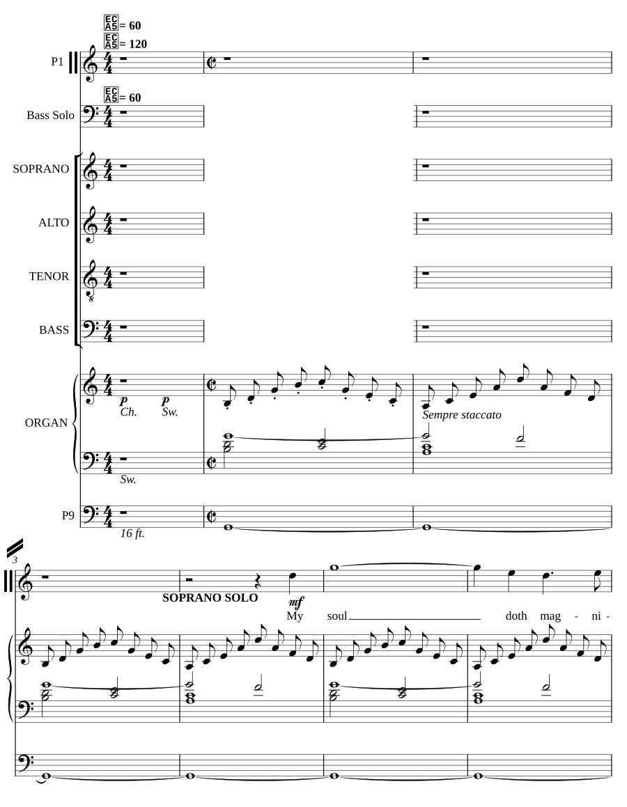 Magnificat and Nunc dimittis in G, Op. 81