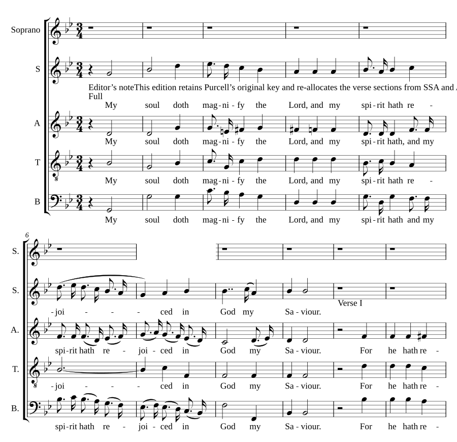 Magnificat and Nunc dimittis in G minor, Z 231