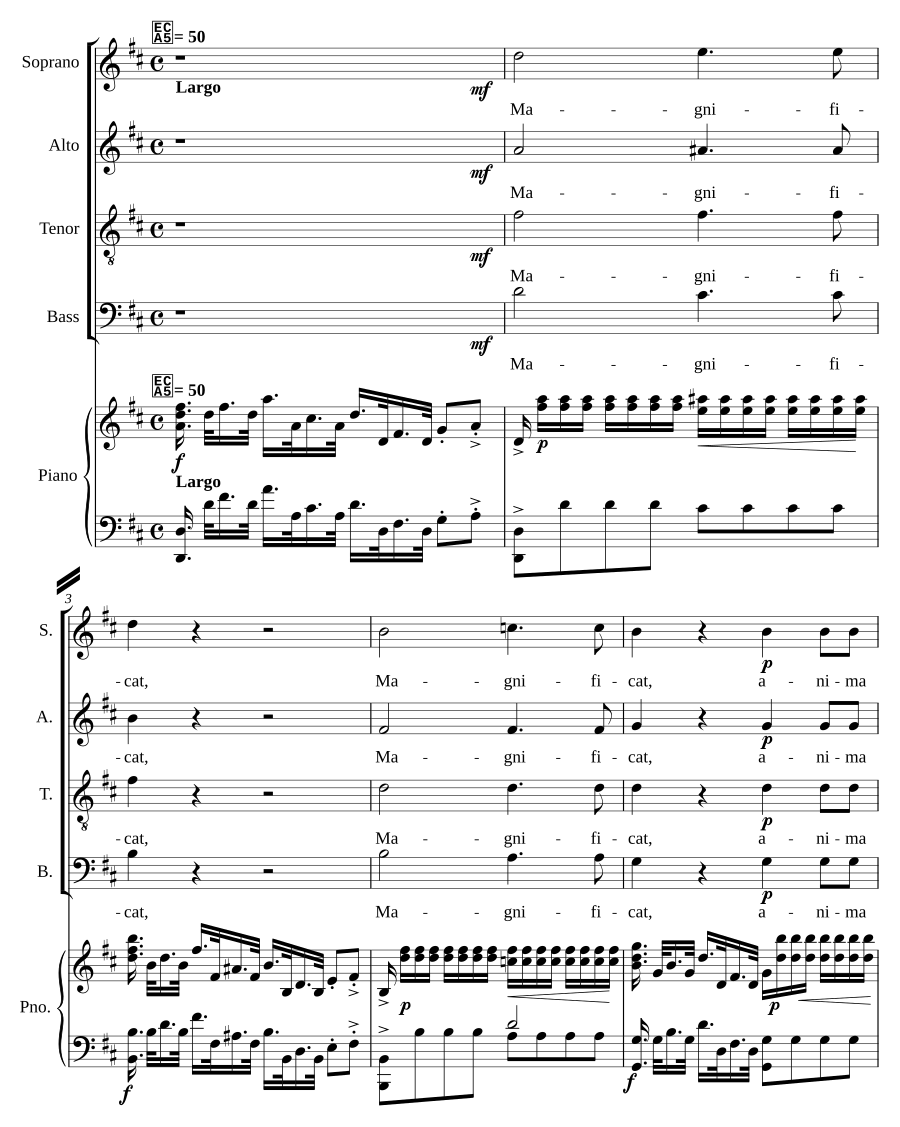 Magnificat in D