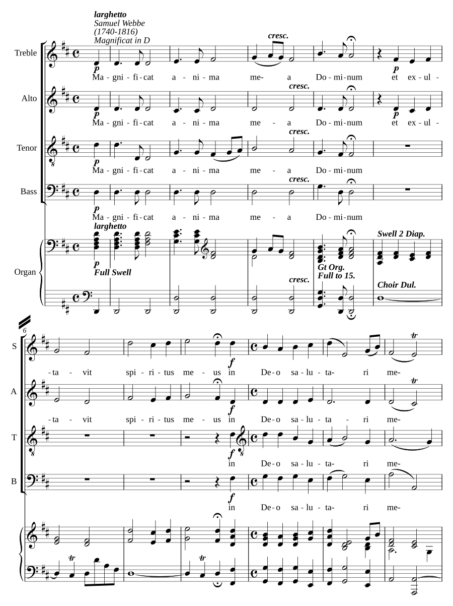 Magnificat in D