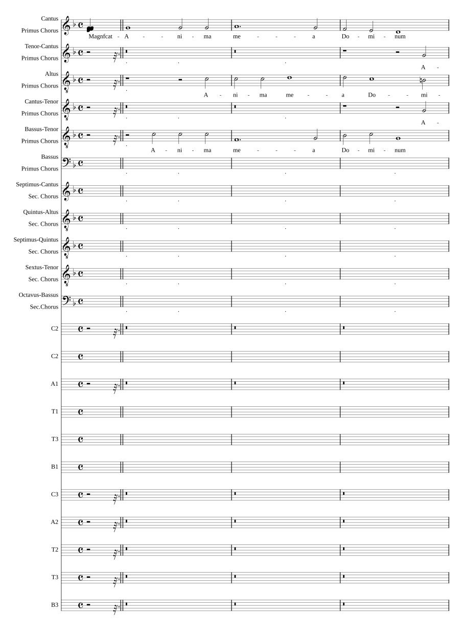 Magnificat septimi toni a 11