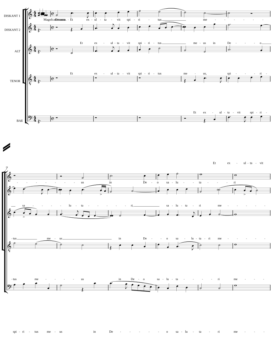 Magnificat super Surrexit Pastor bonus