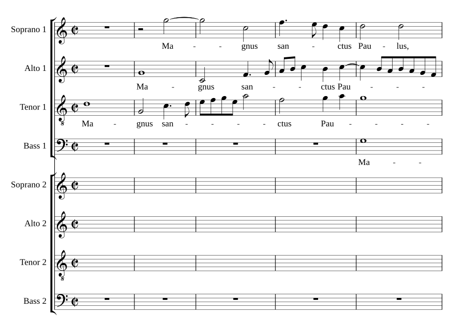 Magnus sanctus Paulus a 8