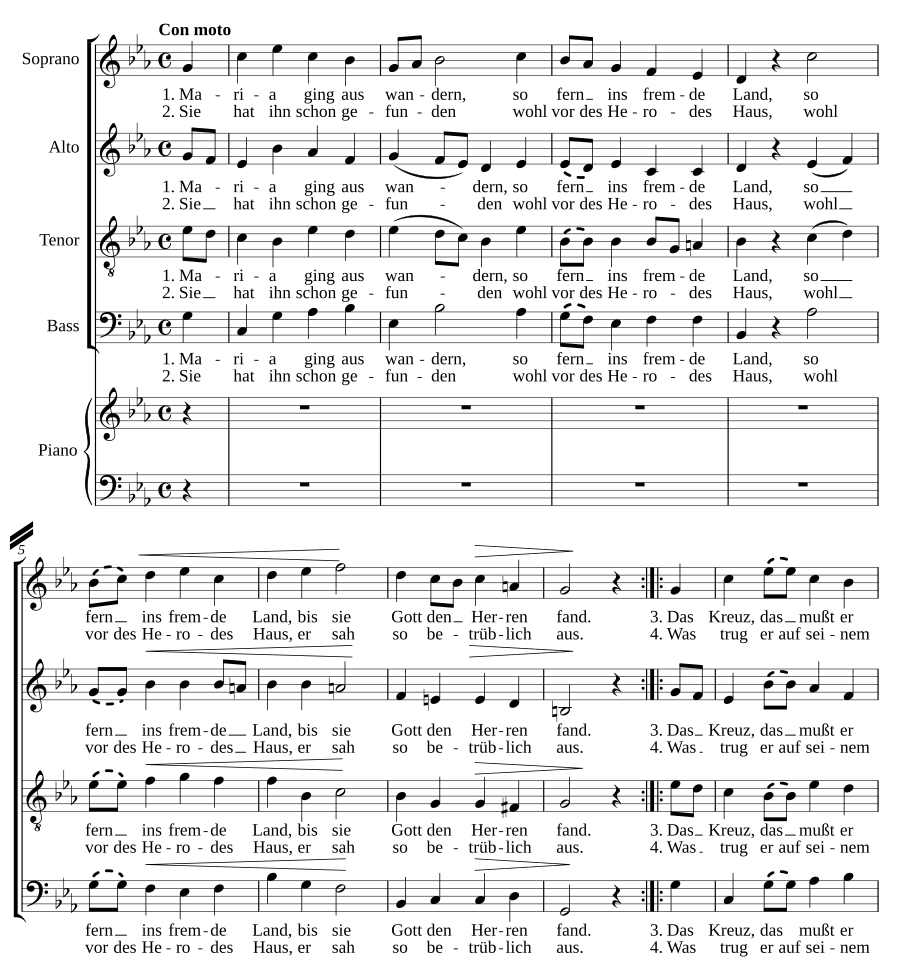 Marias Wallfahrt, Op. 22, No. 3