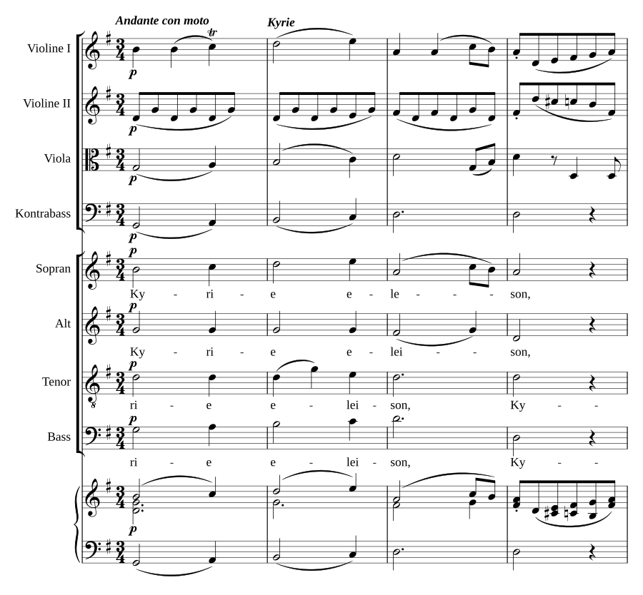 Mass No. 2 in G major, D167