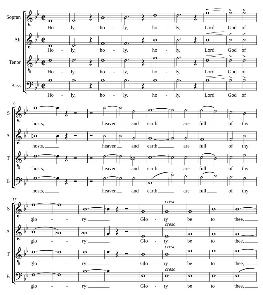 Mass in B flat major, Op. 10