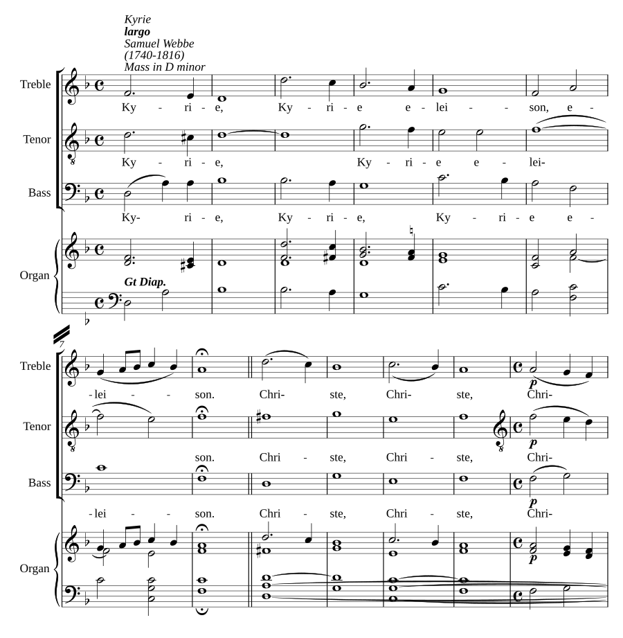 Mass in D minor