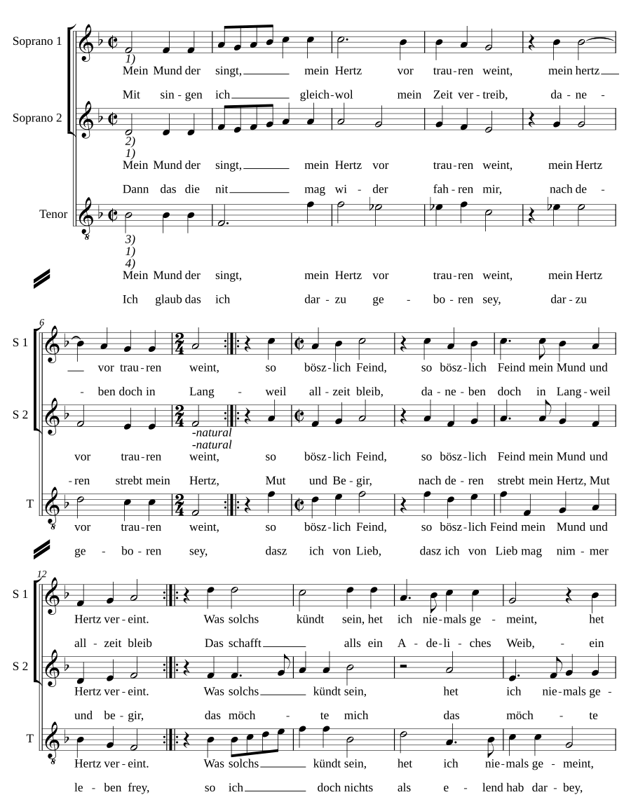 Mein Mund der singt