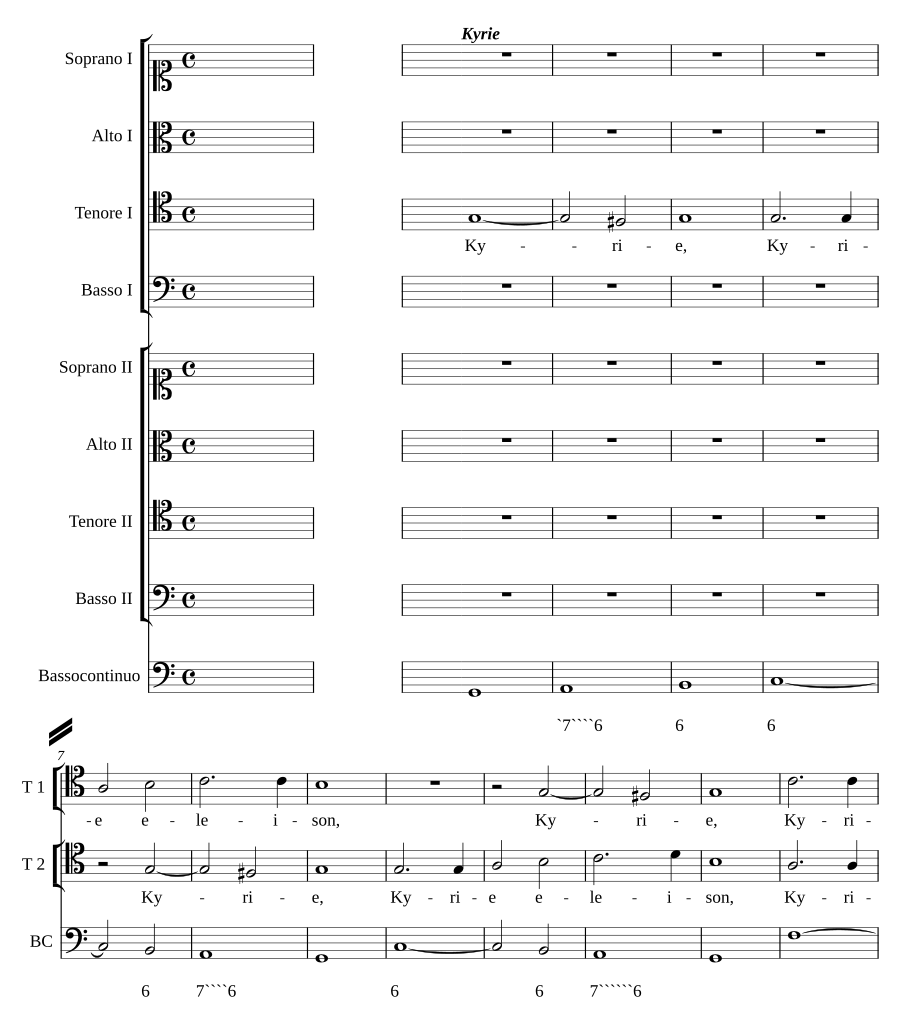 Messa Seconda concertata a 8