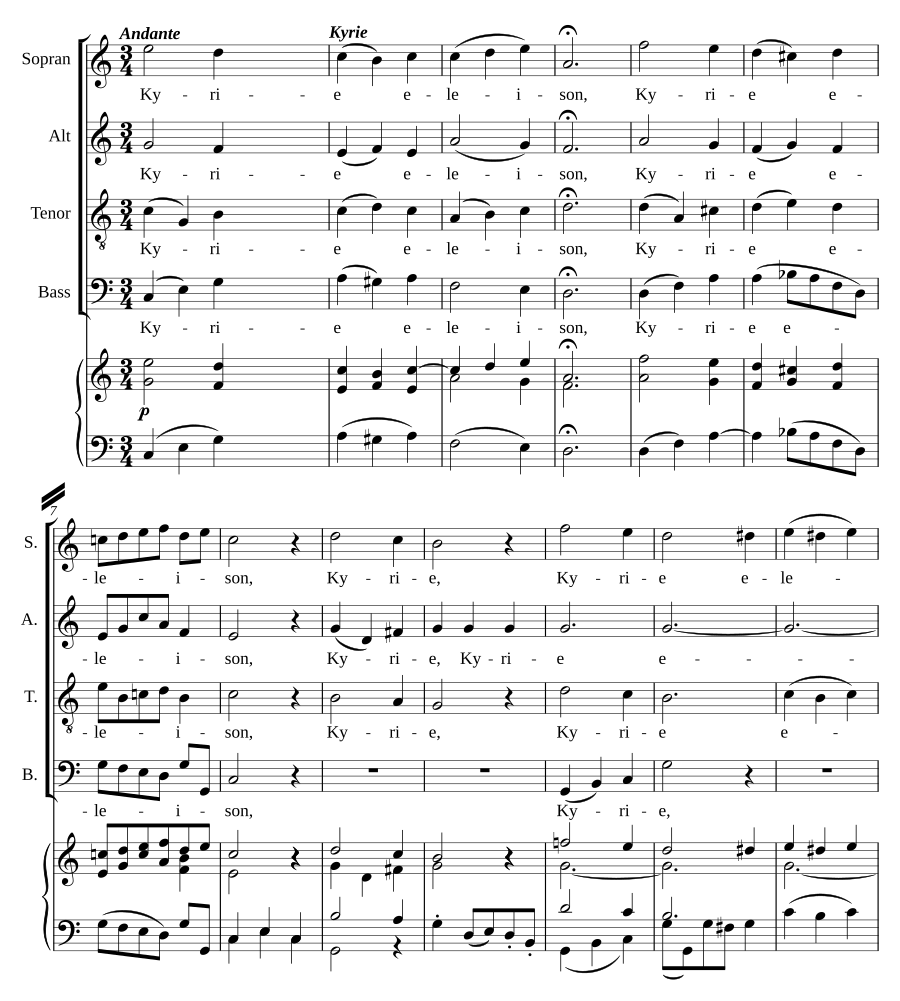 Messe für Advent und Fasten