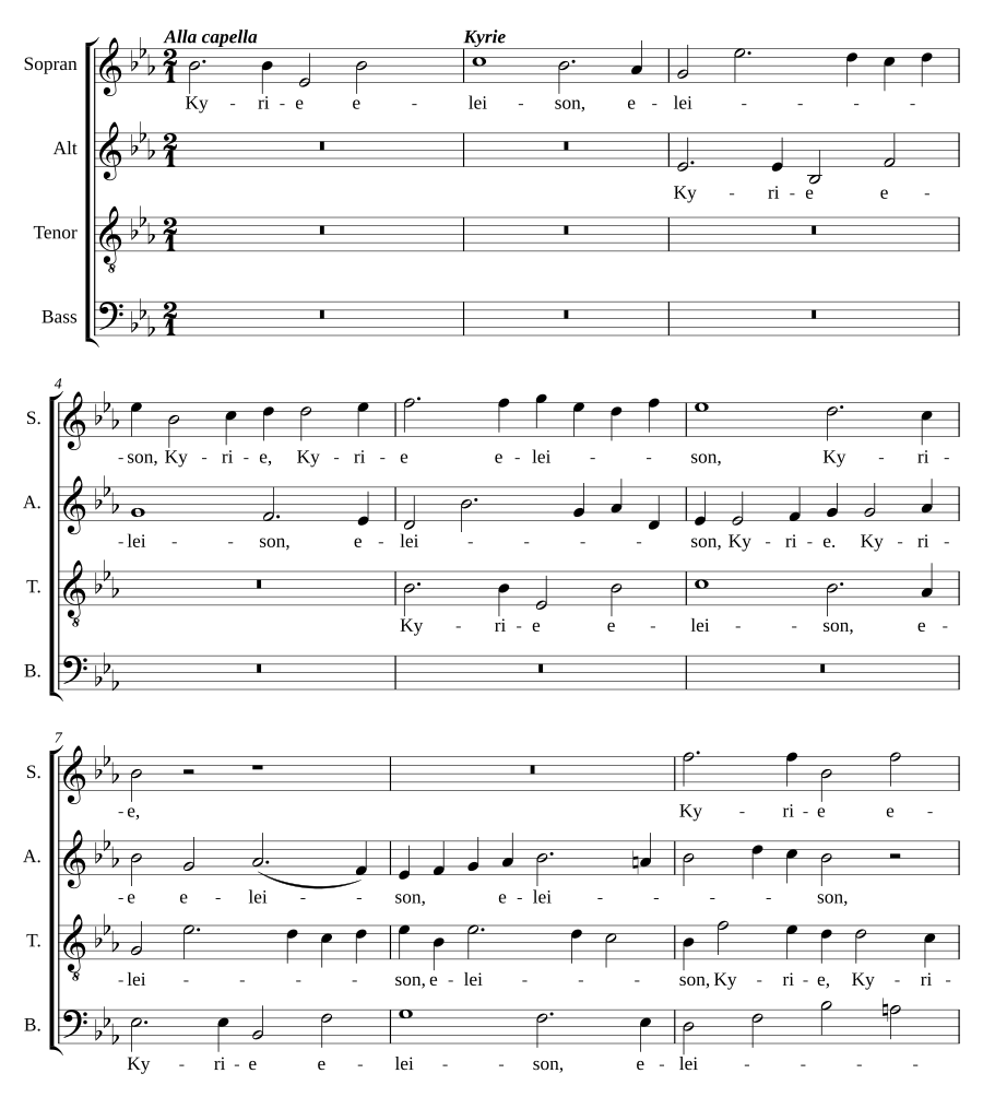 Messe in E-flat major, JWV 57