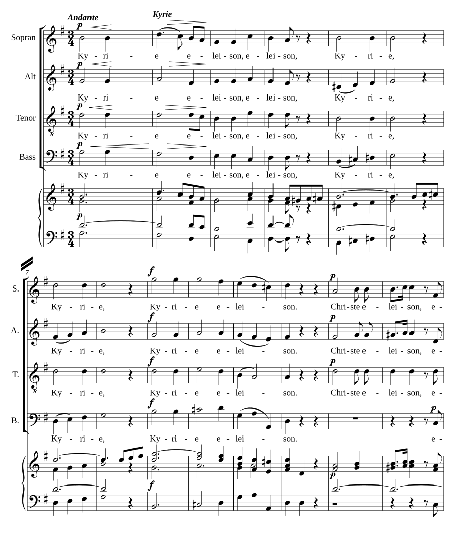 Messe in G Nr. 2