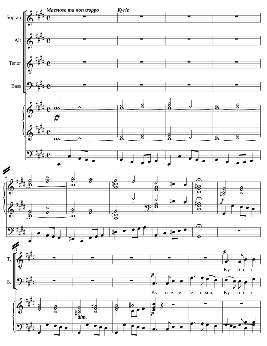 Messe solennelle, Op. 16