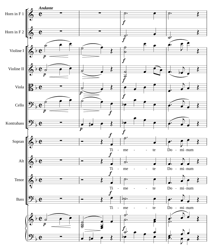 Messe à quatre voix