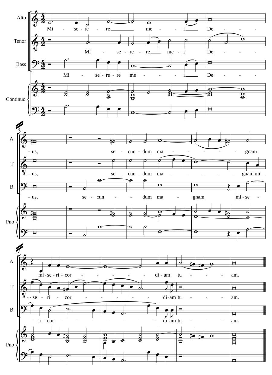 Miserere mei, Deus KV 85