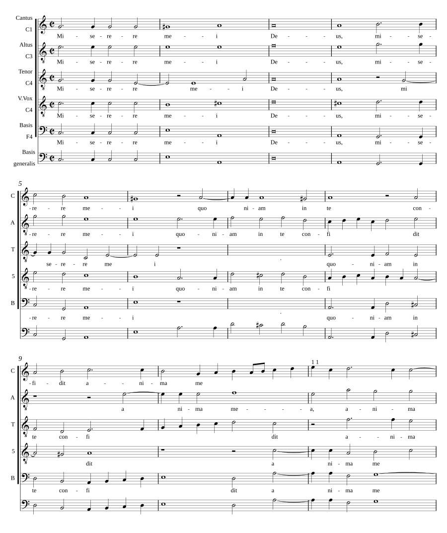 Miserere mei Deus a 5
