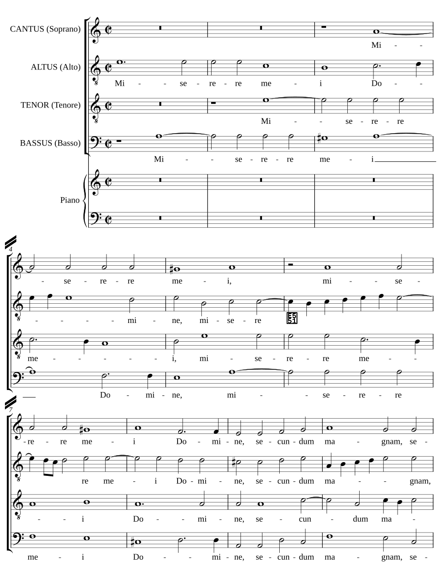 Miserere mei Domine