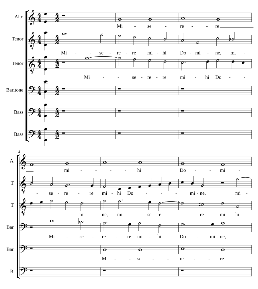 Miserere mihi Domine