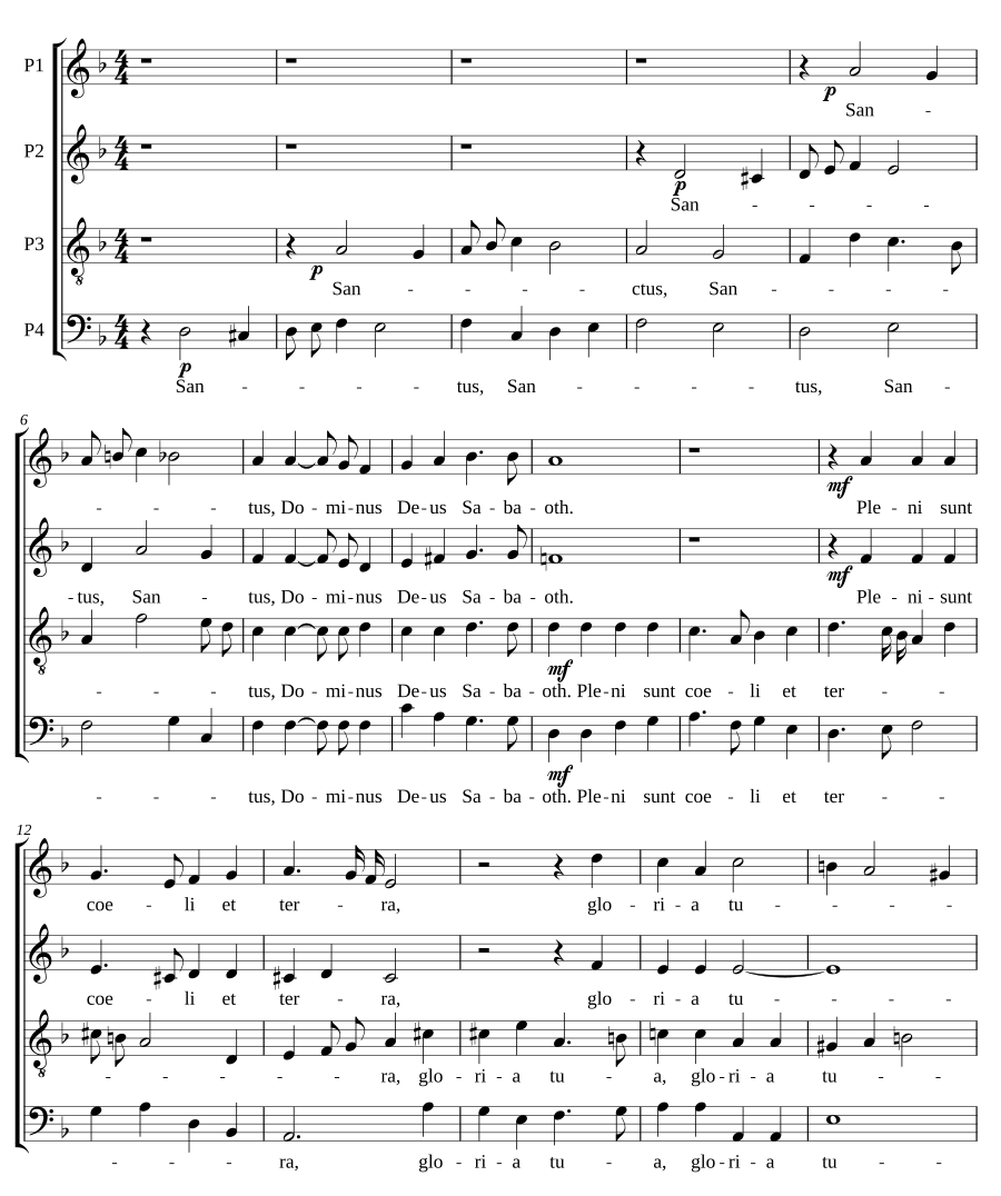 Missa Brevis in D Minor