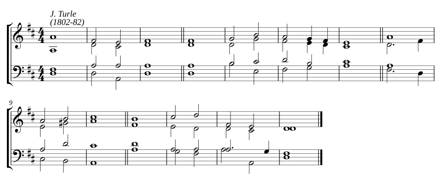 Double chant in D major II