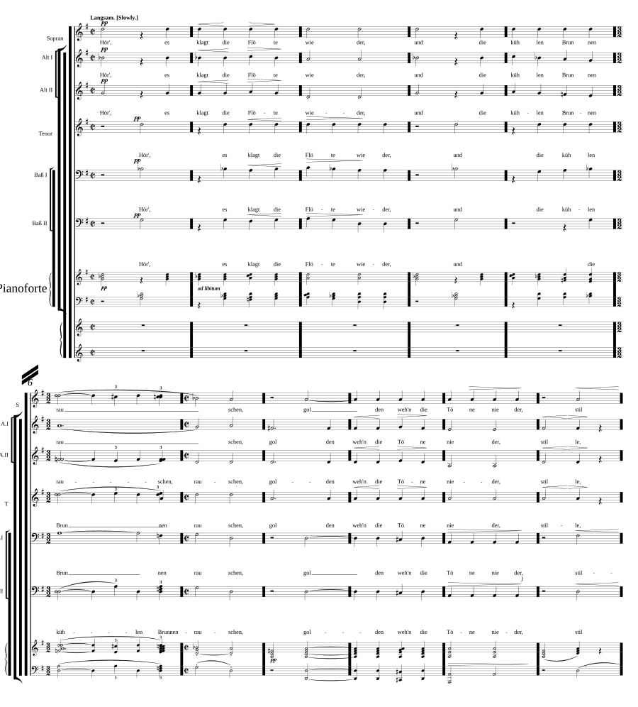 Drei Gesänge, Op. 42