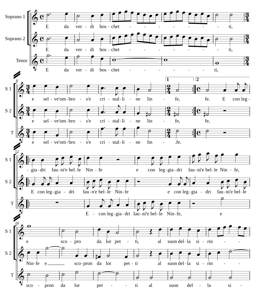 E da verdi boschetti
