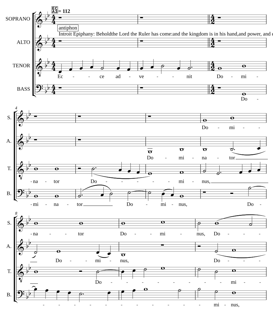 Ecce advenit
