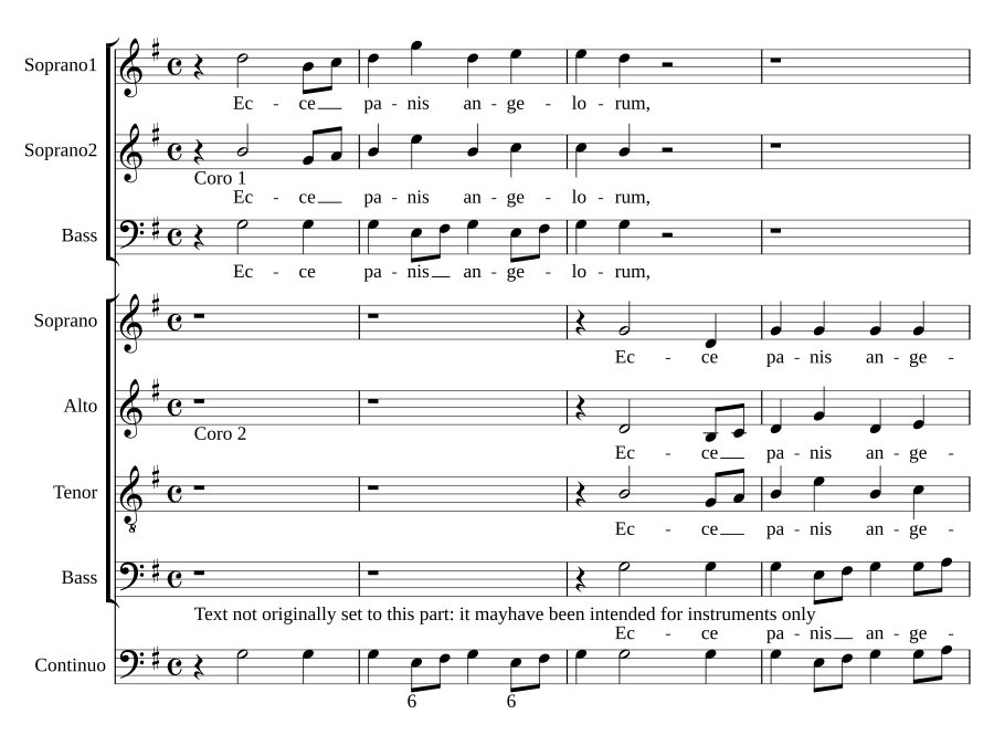 Ecce panis angelorum